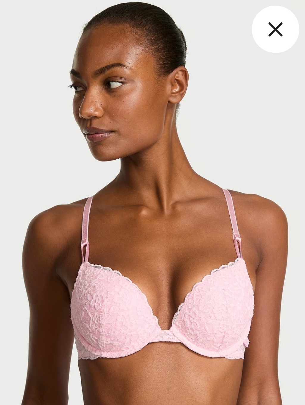 Victorias Secret Pink Butterfly T Shirt Bra Nwot